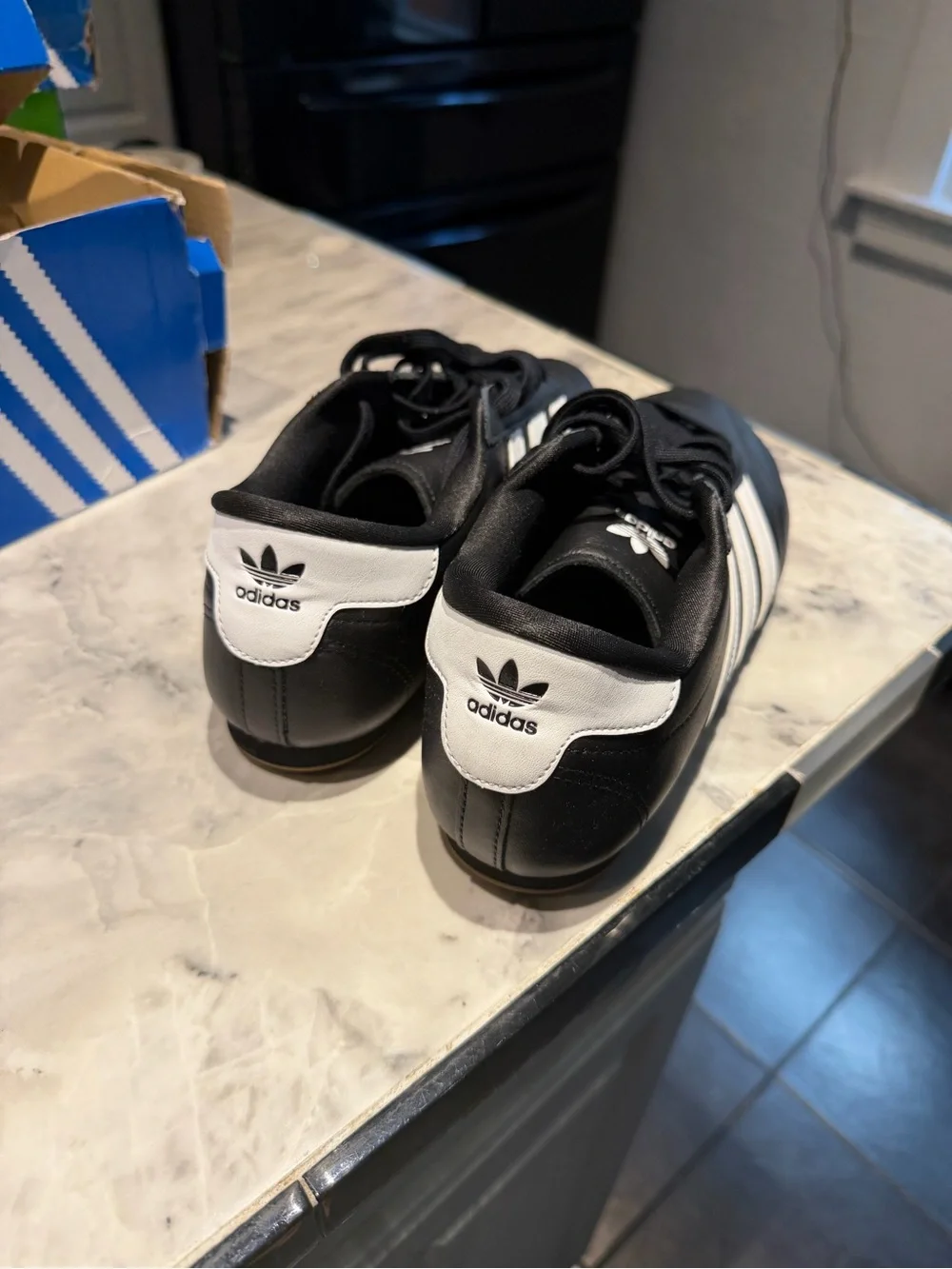 adidas Men’s Black & White Athletic Soccer Shoes
